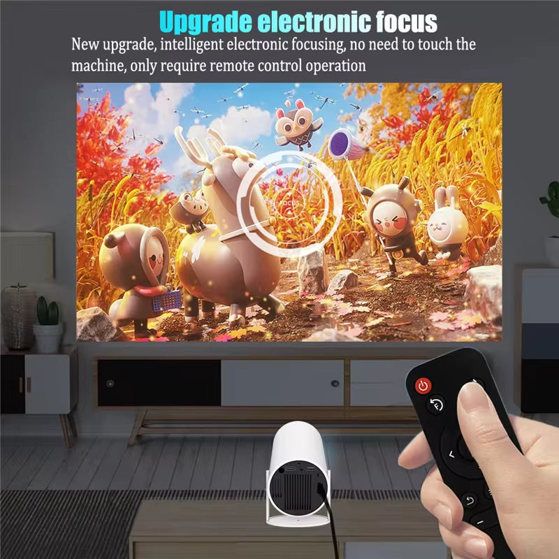 HY300 plus HD Projector Portatil 4K 1280X720P Android LED Video Home Theater Cinema Phone Mini Proyector Movie HY300 Pro